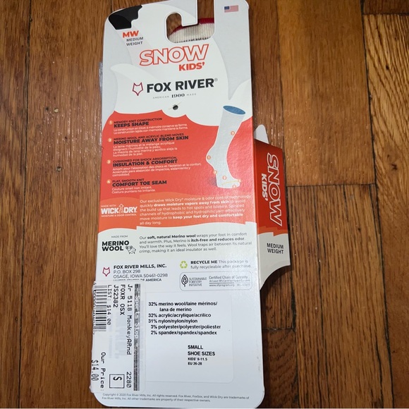 Fox River Mills Kid's Monkey'n Around Socks. NWT - Picture 5 of 5